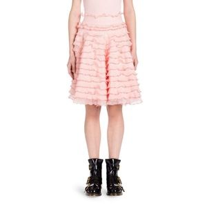 Alexander McQueen A-line Ruffle Skirt